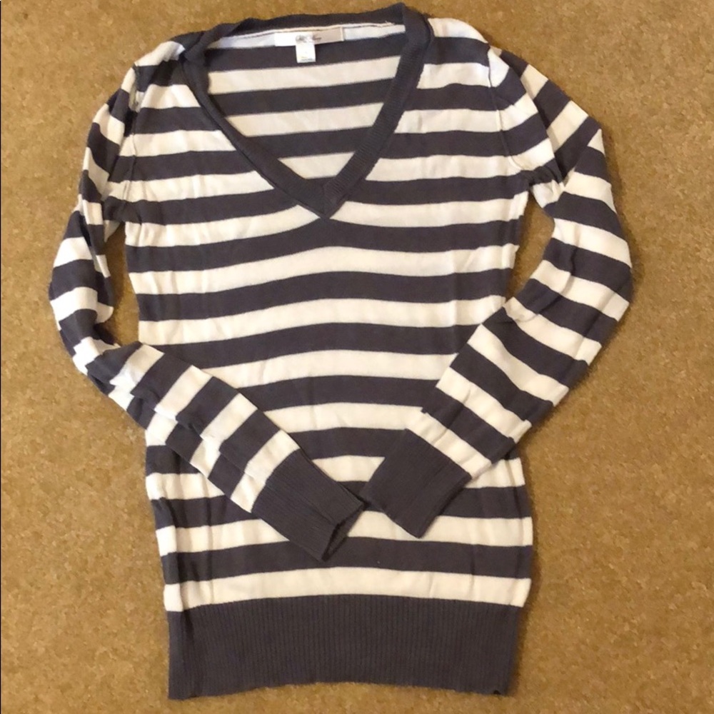 Fitted V-neck Sweater